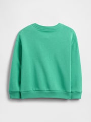 Gap Green Logo Relaxed Crew Neck Sweatshirt (6mths-5yrs) - Image 2 of 3