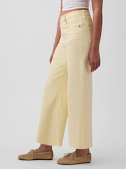 Gap Stride Knöchellange Jeans mit hohem Bund und weitem Bein - Bild 3 von 4