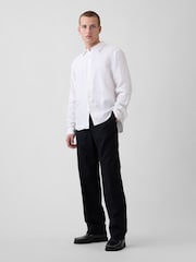 Blanc - Gap Linen Relaxed Shirt - Image 3 de 4