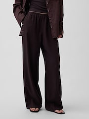 Maro - Gap Linen-Blend Relaxed Wide-Leg Trousers - Imaginea 1 din 4