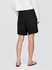Gap Black 8inch Mid Rise '90s Loose Denim Bermuda Shorts - Image 2 of 5