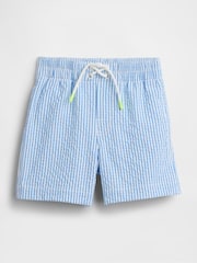 Gap Blue Stripe Swim Trunks (12mths-5yrs) (12mths-5yrs) - Image 1 of 2