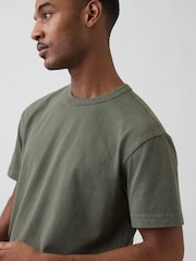 Gap Green Heavyweight Boxy T-Shirt - Image 4 of 5