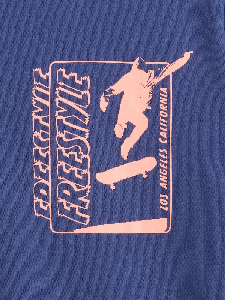 Gap Blue Graphic T-Shirt (4-13yrs) - Image 3 of 3 Gap Blue Graphic T-Shirt (4-13yrs) - Image 3 of 3