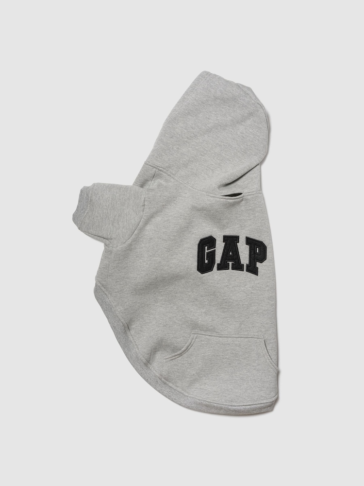 Gap Grey Logo Pet Hoodie - Image 1 of 1 Gap Grey Logo Pet Hoodie - Image 1 of 1