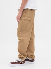 Gap Beige Relaxed Cargo Trousers - Image 3 of 6