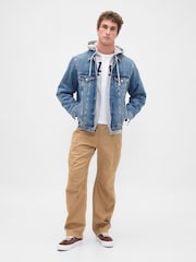 Gap Beige Relaxed Cargo Trousers - Image 4 of 6