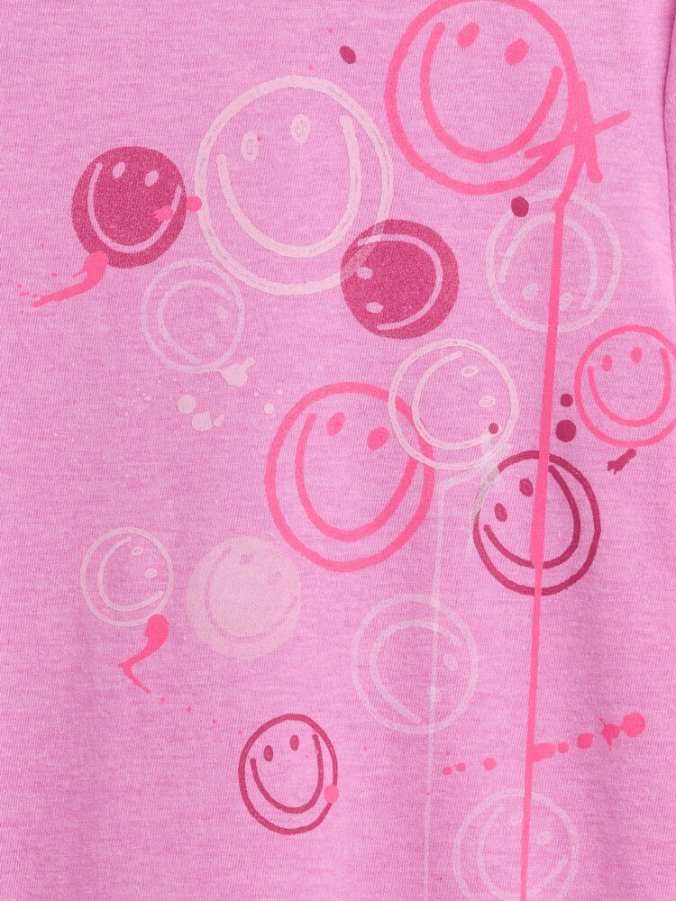 Gap Pink Relaxed Graphic T-Shirt (4-13yrs) - Image 2 of 2