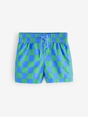 Blau/Grün kariert - Gap Swim Trunks (12mths-5yrs) - Bild 1 von 5