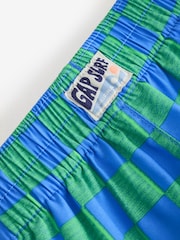 Blau/Grün kariert - Gap Swim Trunks (12mths-5yrs) - Bild 4 von 5