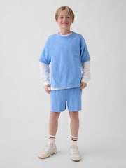 Blau - Gap Heavyweight Easy Shorts (4-13yrs) - Bild 3 von 5