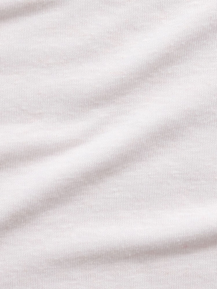 Gap White Linen-Blend Relaxed T-Shirt - Image 4 of 4