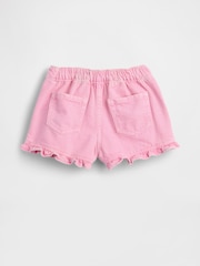 Gap Denim Stride Pull On Ruffle Shorts (6mths-5yrs) - Imaginea 2 din 2