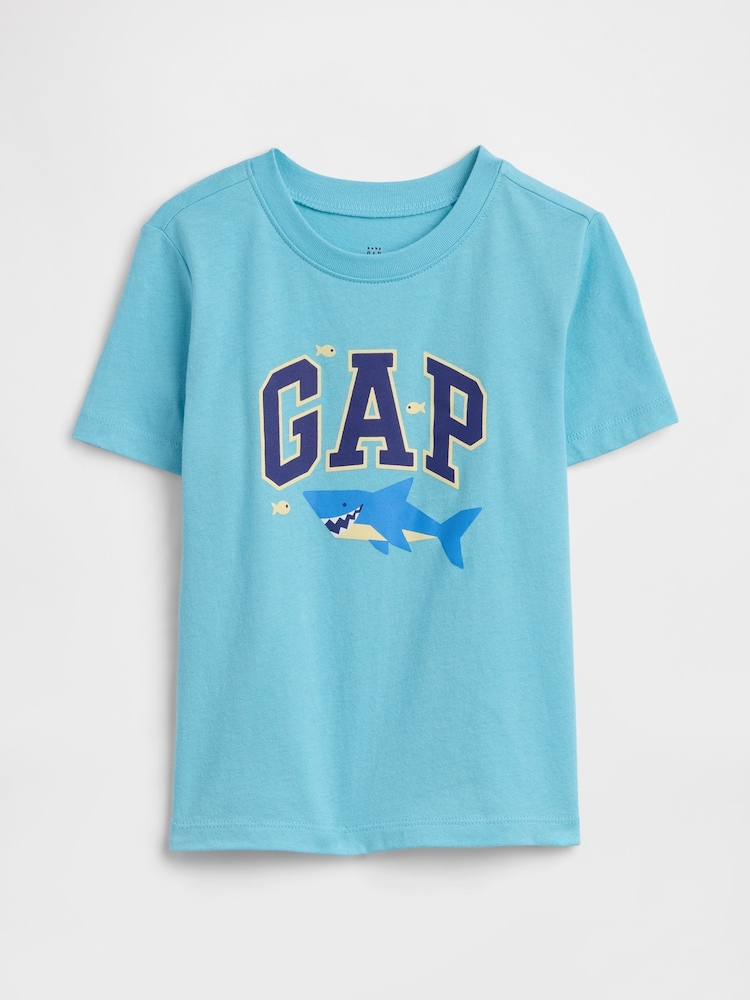 Gap Blue Logo T-Shirt (6mths-5yrs) - Image 1 of 3
