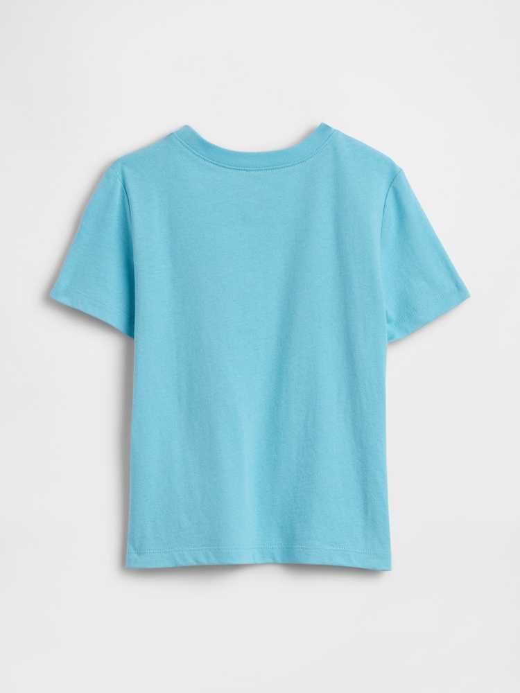 Gap Blue Logo T-Shirt (6mths-5yrs) - Image 2 of 3