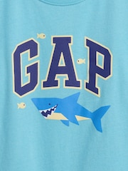 Gap Blue Logo T-Shirt (6mths-5yrs) - Image 3 of 3