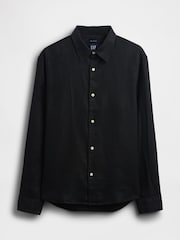 Noir - Gap Linen Relaxed Shirt - Image 1 de 1