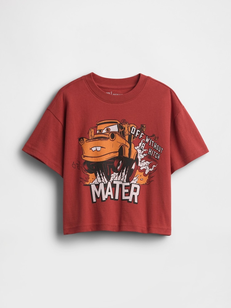 Gap Red Tow Mater Disney Oversized Graphic T-Shirt (6mths-5yrs) - Image 1 of 2