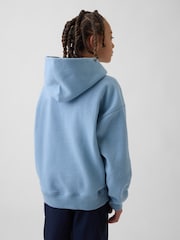 Bleu - Gap VintageSoft Relaxed Graphic Hoodie (4-13yrs) - Image 2 de 5