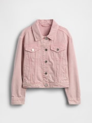 Gap Pink Icon Denim Jacket (4-13yrs) - Image 4 of 5