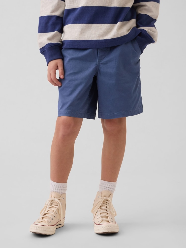 Gap Blue Relaxed Easy Shorts (4-13yrs) - Image 1 of 5 Gap Blue Relaxed Easy Shorts (4-13yrs) - Image 1 of 5