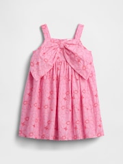 Gap Floral Eyelet Bow Dress (6mths-5yrs) - Imaginea 1 din 2