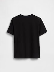 Gap Black Graphic T-Shirt (4-13yrs) - Image 2 of 3