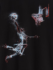 Gap Black Graphic T-Shirt (4-13yrs) - Image 3 of 3