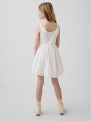 Gap White Eyelet Dress (4-13yrs) - Image 2 of 4