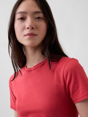 Gap Red Close Knit Jersey T-Shirt - Image 3 of 4