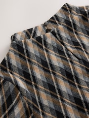 Grey/Blue Short Sleeved Check Top - Image 6 of 7