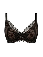 Freya Black Alanna Underwire Padded Plunge Bra - Image 6 of 6