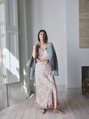 Cream Paisley Lightweight Viscose Slips - Image 3 of 8