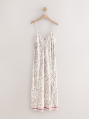 Cream Paisley Lightweight Viscose Slips - Image 6 of 8