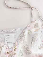 Cream Paisley Lightweight Viscose Slips - Image 7 of 8