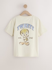Ecru/Brown Looney Tunes - Kurzes Pyjama-Set - Bild 6 von 8