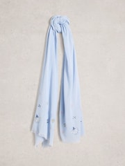 White Stuff Brodert Skjerf - Bilde 1 av 3