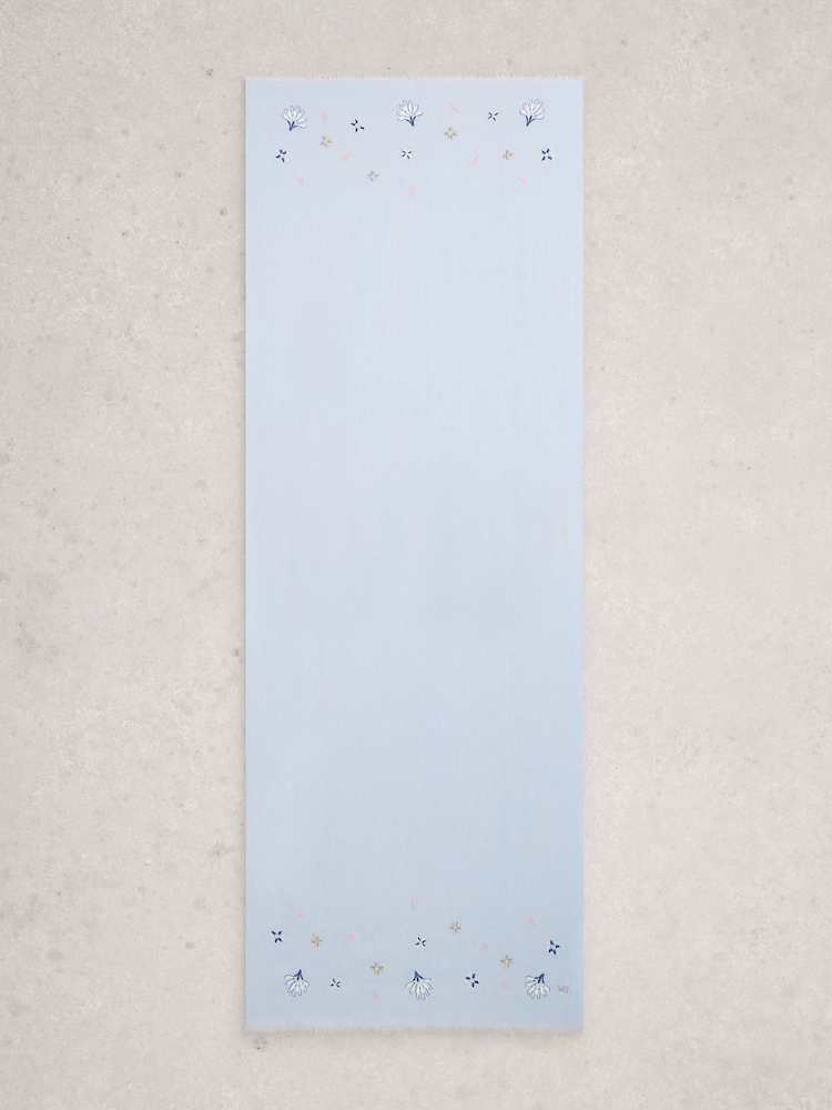 White Stuff Brodert Skjerf - Bilde 2 av 3