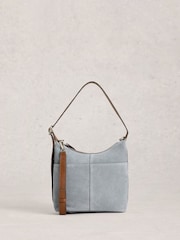 White Stuff Light Grey Mini Sophia Leather Cross-Body Bag - Image 1 of 4