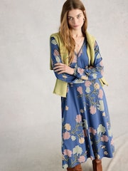 Albastru nuanță cer - White Stuff Megan Jersey Rochie - Imaginea 4 din 6