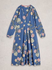 Albastru nuanță cer - White Stuff Megan Jersey Rochie - Imaginea 5 din 6