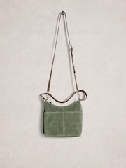 White Stuff Green Mini Sophia Suede Crossbody Bag - Image 3 of 4