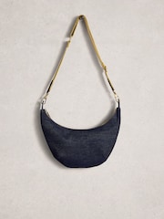 White Stuff Blue Natalie Denim Crossbody Bag - Image 3 of 4