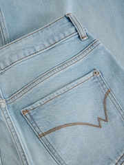 תכול - White Stuff מכנסי ג'ינס בגזרה רחבה, דגם Ayla - תמונה 6 מתוך 6