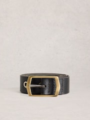 White Stuff Black Reversible Eyelet Belt - Image 1 of 3