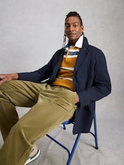 White Stuff Blue Chorley Cotton Blazer - Image 4 of 6