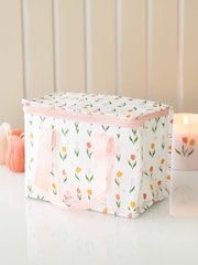 Something Different White Tulip Print Lunch Bag - Image 1 of 4