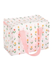 Something Different White Tulip Print Lunch Bag - Image 3 of 4