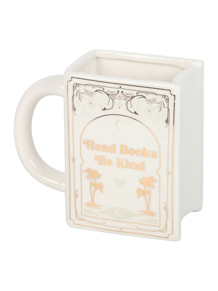 Something Different White Read Be Kind Book Shaped Mug - Image 2 of 4