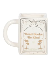 Something Different White Read Be Kind Book Shaped Mug - Image 3 of 4